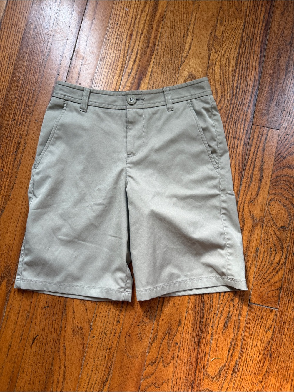 Under Armour Boys Khaki Tan Performance Shorts